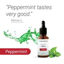 Load image into Gallery viewer, Peppermint Hemp Oil, 1000mg. 1 fl oz 30ml with immunity boost and ,pain ,anxiety and sleep relief
